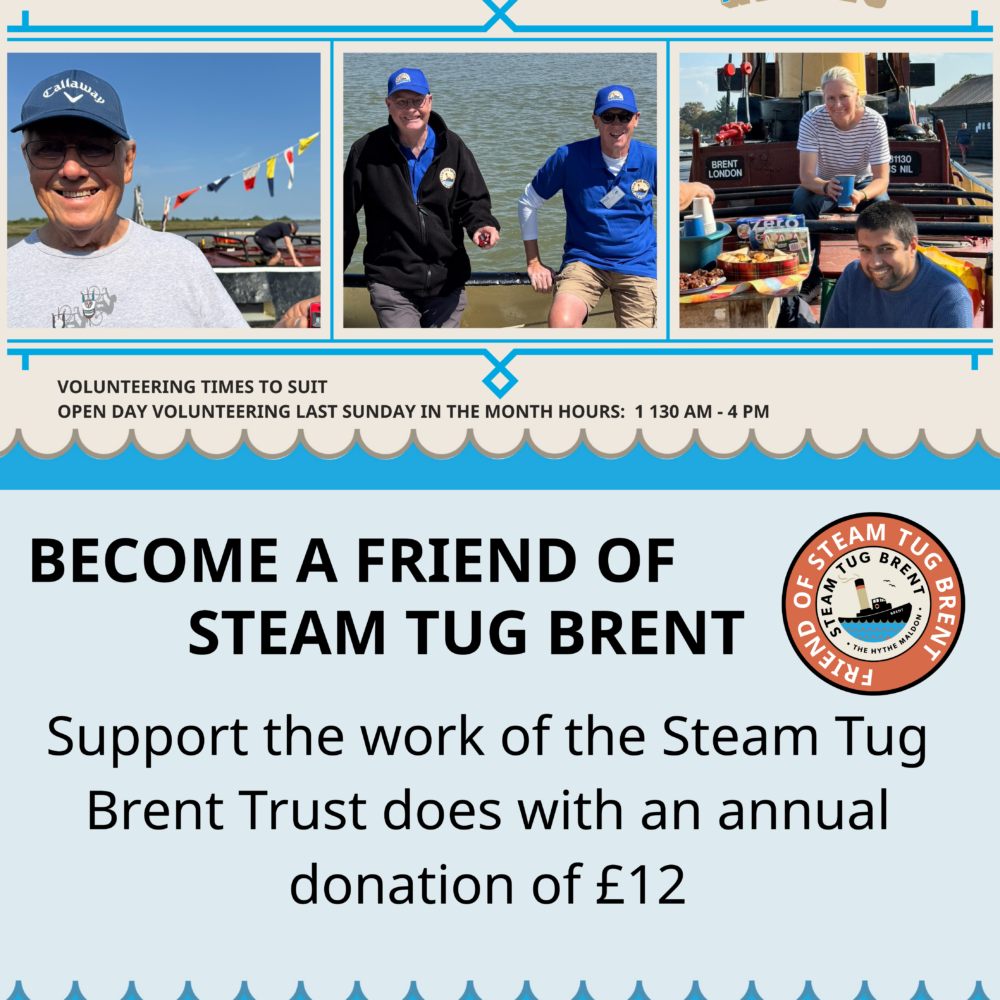 become a friend of steam tug brent now
